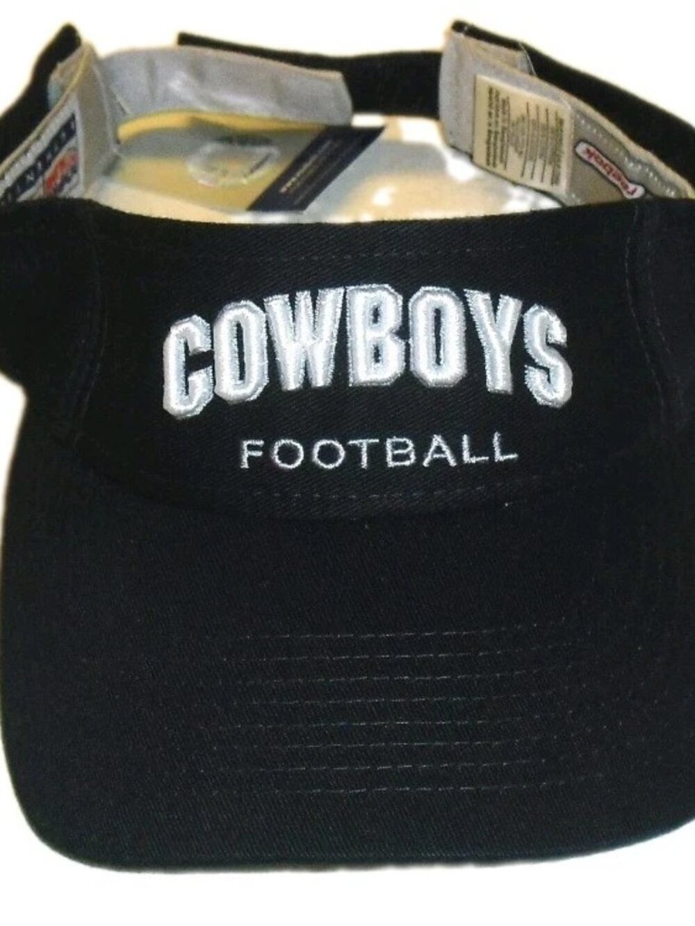 Dallas Cowboys Football Mens Adult Pro Line Visor Blue Hat Cap One Size New Tags
